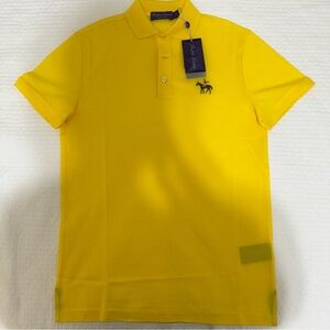 Ralph Lauren purple label Bright Yellow Polo Shirt
